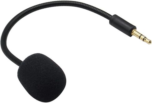 Electra V2 Mic Replacement, Replaceable 3.5mm Game Microphone Gooseneck Mic Boom for Razer Electra V2 USB 7.1 Surround Sound Gaming PS4 Xbox One Nintendo Switch Computer PC Headphones Headsets in Kuwait