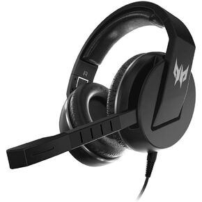 Acer Nitro Gaming Headset II: 50mm Drivers | Retractable Omni-Directional Noise-Canceling Microphone with On-Cable Controls | Over-Ear Design with RGB Lights, (Pack of 1) in Kuwait