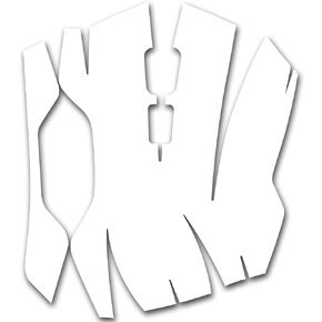 MightySkins Skin متوافق مع لوجيتك G600 MMO Gaming Mouse - أبيض صلب | غطاء واقي ومتين وفريد من نوعه من الفينيل | سهل التطبيق والإزالة وتغيير الأنماط | صنع في الولايات المتحدة الأمريكية in Kuwait
