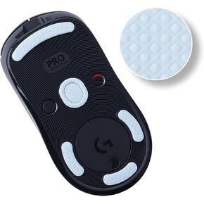 ملصقات أقدام الماوس قطعتان من أقدام الماوس فائقة السرعة تنزلق من أجل ماوس الألعاب اللاسلكي Logitech G PRO PTFE ثلاثي الأبعاد بنمط داكن رمادي بديل طقم أقدام الماوس in Kuwait