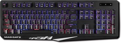 Mad Catz S.T.R.I.K.E. 13 Compact Premium Mechanical Wired Gaming Keyboard with Aluminum Frame Cherry MX RED switches and RGB Lighting in Kuwait