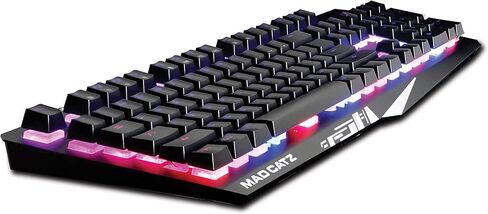Mad Catz S.T.R.I.K.E. 13 Compact Premium Mechanical Wired Gaming Keyboard with Aluminum Frame Cherry MX RED switches and RGB Lighting in Kuwait