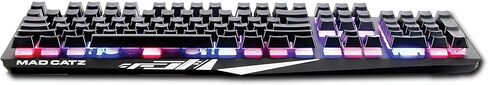 Mad Catz S.T.R.I.K.E. 13 Compact Premium Mechanical Wired Gaming Keyboard with Aluminum Frame Cherry MX RED switches and RGB Lighting in Kuwait