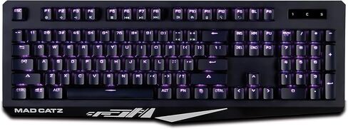 Mad Catz S.T.R.I.K.E. 13 Compact Premium Mechanical Wired Gaming Keyboard with Aluminum Frame Cherry MX RED switches and RGB Lighting in Saudi Arabia