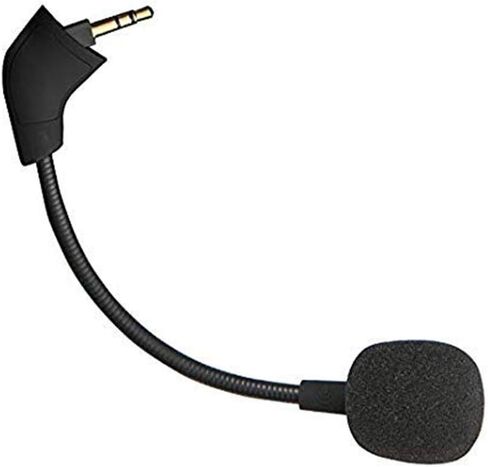 GONOLOWAY Replacement Game Mic 3.5mm to Microphone Boom Compatible for Kingston HyperX Cloud 2 II Cloud Core Cloud Pro CloudX PS4 Xbox One Nintendo Switch Computer PC Gaming Headsets (Black) in Saudi Arabia