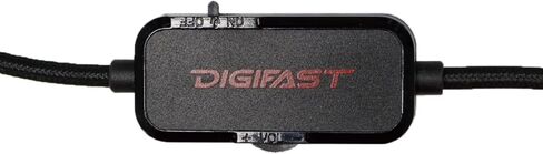 سماعة ألعاب Digifast سلسلة أبولو X2، خفيفة الوزن، ميكروفون قابل للتعديل لإلغاء الضوضاء، التحكم عن بعد في مستوى الصوت/الميكروفون، التوصيل والتشغيل، للكمبيوتر الشخصي، PS4، نينتندو سويتش، مقبس صوت 3.5 مم in Kuwait