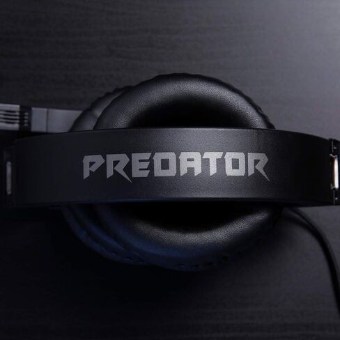 Acer Nitro Gaming Headset II: 50mm Drivers | Retractable Omni-Directional Noise-Canceling Microphone with On-Cable Controls | Over-Ear Design with RGB Lights, (Pack of 1) in Kuwait