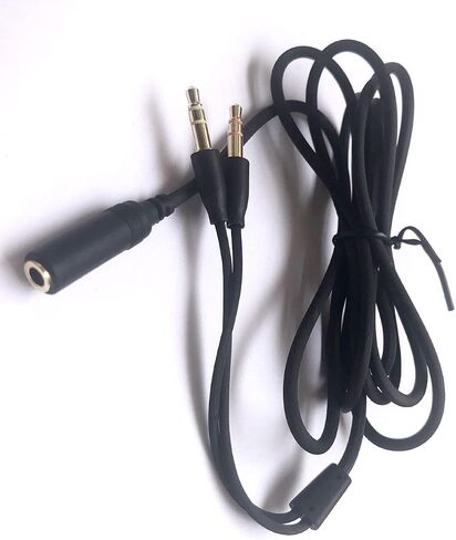 Headset Y Splitter Audio Cable Separate Microphone Headphone Port Gaming Headset Splitter PC Headphone Adapter Cord for Razer Kraken X/BlackShark V2 Pro/Razer Nari in Saudi Arabia