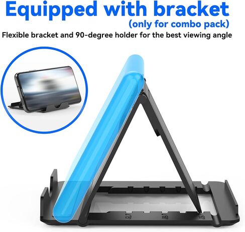 Gaming Keyboard Mouse Converter Gaming Keyboard Mouse Set RGB Gradient USB One Handed Keyboard Type C Wired Mouse Mobile Phone Holder(Mix SE Automatic Pressure Gun Set) in Saudi Arabia