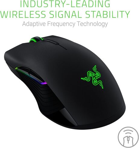 Razer Lancehead - Wireless Gaming Mouse: 16, 000 DPI Laser Sensor - Chroma RGB Lighting - 8 Programmable Buttons - Mechanical Switches in Saudi Arabia