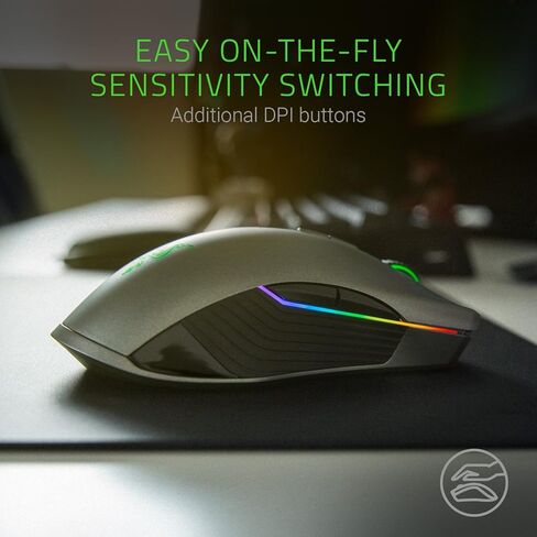 Razer Lancehead - Wireless Gaming Mouse: 16, 000 DPI Laser Sensor - Chroma RGB Lighting - 8 Programmable Buttons - Mechanical Switches in Saudi Arabia