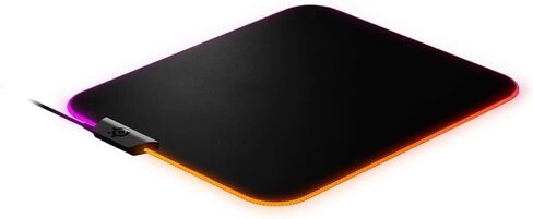 SteelSeries QcK Prism Cloth - Gaming Mouse Pad - 2 zones RGB lighting - Medium size in Saudi Arabia