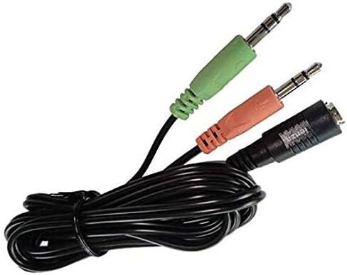 PC Splitter (6FT Long) for AstroA10 A10 A40, Sennheiser, SteelSeries, Turtle Beach & Similar Gaming Headsets : Gaming Headset to PC Adapter - 3.5mm to Dual 3.5mm in Saudi Arabia