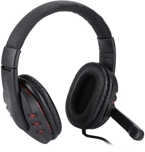 Bewinner Q7 USB Gaming Headset Over-Ear Gaming Headphones with Mic E-Sports Headphones Adjustable Headband Wired Game Headset PU Leather Ear Cover for PC Computer in Saudi Arabia