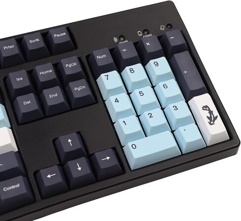 JSJT Ink Lotus Keycaps 140 مفتاحًا OEM Profile Keycaps PBT Dye Sublimation Keycaps لـ ANSI/ISO Layout Cherry MX Switch لوحات مفاتيح الألعاب الميكانيكية GK61/64/68/84/87/96/980/104/108 (مع شريط المسافة 6.25u) in Kuwait