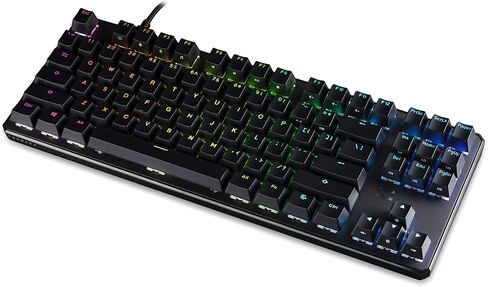 لوحة مفاتيح ميكانيكية TECWARE Phantom+ 87 مفتاح، RGB LED، مفتاح Wraith Orange in Saudi Arabia