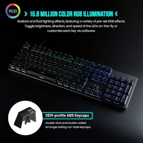لوحة مفاتيح ميكانيكية TECWARE Phantom+ 87 مفتاح، RGB LED، مفتاح Wraith Orange in Saudi Arabia