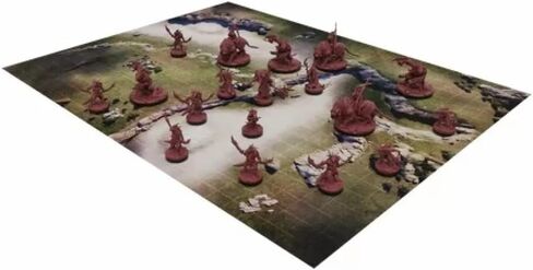 Epic Encounters: Steppe of The Lizard Thane RPG Fantasy Roleplaying Tabletop Game with 20 Detailed Miniatures, Double-Sided Game Mat, & Game Master Adventure Book with Monster Stats, 5E Compatible in Saudi Arabia
