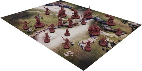 Epic Encounters: Steppe of The Lizard Thane RPG Fantasy Roleplaying Tabletop Game with 20 Detailed Miniatures, Double-Sided Game Mat, & Game Master Adventure Book with Monster Stats, 5E Compatible in Saudi Arabia