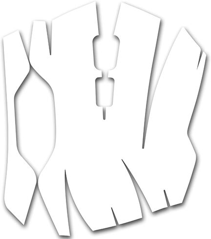 MightySkins Skin متوافق مع لوجيتك G600 MMO Gaming Mouse - أبيض صلب | غطاء واقي ومتين وفريد من نوعه من الفينيل | سهل التطبيق والإزالة وتغيير الأنماط | صنع في الولايات المتحدة الأمريكية in Saudi Arabia