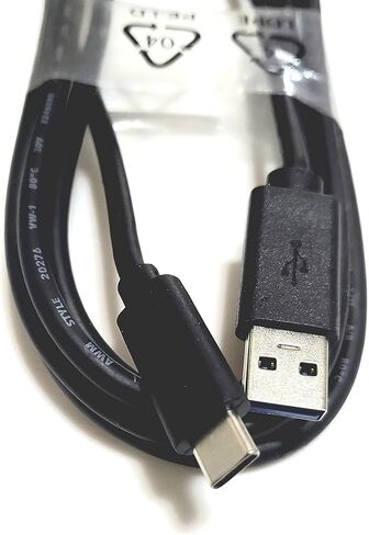 ال زد واي دي دي كيبل شحن USB نوع C لسماعات كورسير فيرتوسو RGB SE/كورسير HS80 RGB / كورسير فيرتوسو RGB SE/فيرتوسو RGB XT/كورسير HS75 XB لاسلكية عالية الدقة (6 قدم، اسود) in Saudi Arabia