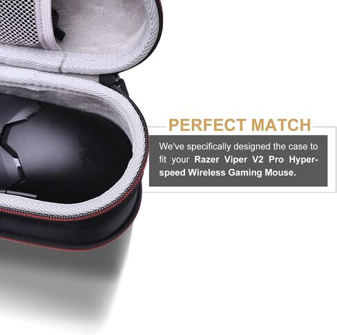 LTGEM EVA Hard Case for Razer Viper V2 Pro Hyperspeed Wireless Gaming Mouse - Travel Protective Carrying Storage Bag in Saudi Arabia