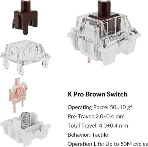 لوحة مفاتيح ميكانيكية سلكية مخصصة Keychron C1 Pro QMK/VIA، تخطيط TKL 87 مفتاحًا قابلة للبرمجة PBT Keycaps RGB Backlight K Pro Brown Switch لنظام التشغيل Mac Windows Linux in Kuwait