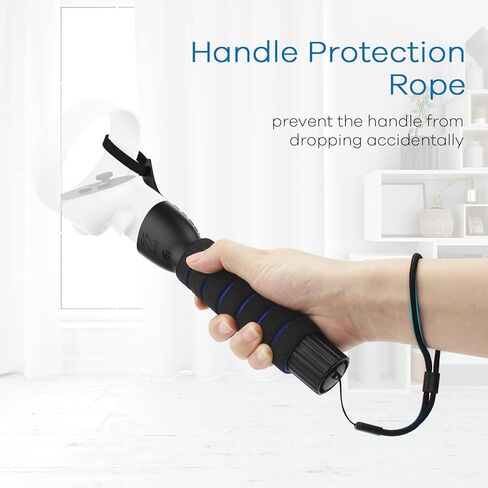 AMVR Gorilla Tag Long Arms Beat Saber Handles for Oculus Quest 2/Quest/Rift S, VR Controller Extension Grip Accessories 2 in 1 Dual/Long Stick Attachment to Play Multiple VR Games, Great Gift for Kids in Kuwait