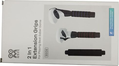 AMVR Gorilla Tag Long Arms Beat Saber Handles for Oculus Quest 2/Quest/Rift S, VR Controller Extension Grip Accessories 2 in 1 Dual/Long Stick Attachment to Play Multiple VR Games, Great Gift for Kids in Kuwait