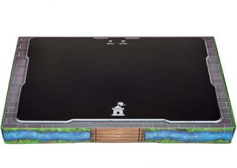 Castle Moat Hard Mouse Pad with LED Lighting Effects - Large Speed Surface with Backlit Perimeter and Logo for Gaming in Kuwait