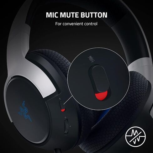 Razer Kaira HyperSpeed Wireless Gaming Headset for Playstation 5 / PS5, PC, Mobile + Playstation Media Remote in Saudi Arabia