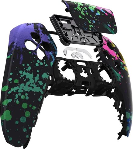 eXtremeRate Jade Dragon - غلاف علوي أمامي للوحة اللمس Cloud Dominator متوافق مع وحدة تحكم ps5 BDM-010 020 030 040 050، غطاء بديل DIY وغطاء لوحة اللمس متوافق مع وحدة تحكم ps5 in Kuwait