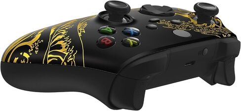 Custom Controllerzz Wireless Controller for Microsoft Xbox Series X/S & Xbox One - Soft Touch Feel - Custom Series X/S Controller (X/S Golden Waves) in Kuwait