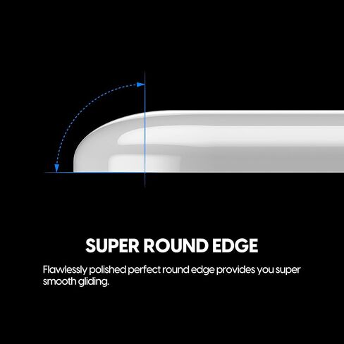 Superglide - أقدام الفأرة الأسرع والأكثر سلاسة / زلاجات مصنوعة من زجاج فائق القوة لا تشوبه شائبة ونعل فائق السرعة وسلس ومتين لجهاز Logitech G703 / G603 / G403 [أزرق] in Saudi Arabia