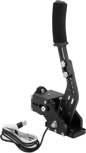 Aramox USB Handbrake, 14Bit PC USB Handbrake for Logitech Racing Games G27 G25 G29 T500 T300 Fanatecosw Lfs Dirt Rally (Black) in Saudi Arabia