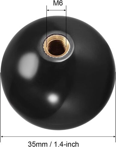 MECCANIXITY Joystick Handle Top Ball Head M6 Red/Black Easy to Install for Arcade Game Part 4pcs in Saudi Arabia
