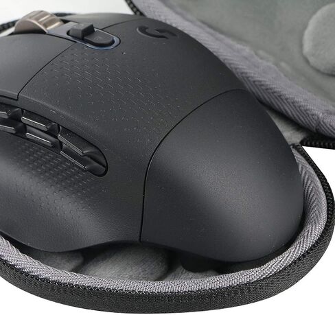 حافظة سفر صلبة من co2CREA بديلة لماوس الألعاب اللاسلكي Logitech G604 Lightspeed (حافظة سوداء) in Kuwait