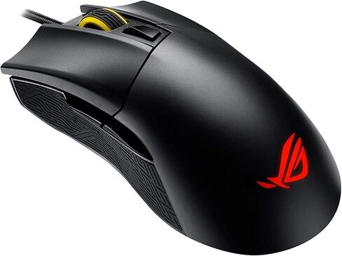 ماوس الألعاب البصري من ASUS - ROG Gladius II Core | قبضة اليد اليمنى المريحة | ماوس ألعاب للكمبيوتر خفيف الوزن | مستشعر بصري 6200 نقطة في البوصة | مفاتيح اومرون | 6 أزرار | إضاءة Aura Sync RGB in Kuwait
