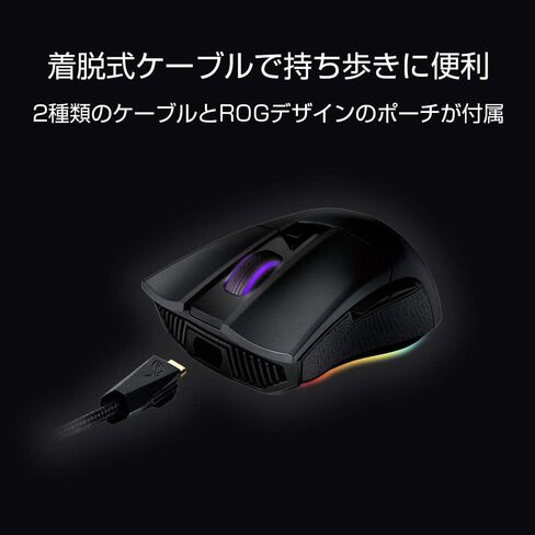 ماوس الألعاب البصري من ASUS - ROG Gladius II Core | قبضة اليد اليمنى المريحة | ماوس ألعاب للكمبيوتر خفيف الوزن | مستشعر بصري 6200 نقطة في البوصة | مفاتيح اومرون | 6 أزرار | إضاءة Aura Sync RGB in Kuwait