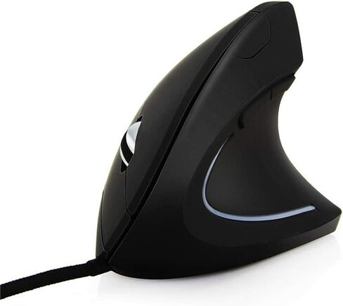 Jpwpowe Wired Right Hand Vertical Mouse Ergonomic Gaming Mouse 800 1200 1600 DPI USB Optical Wrist Mouse Mice in Saudi Arabia