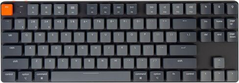 Keychron K1 SE, 87 Keys Ultra-Slim Wireless Bluetooth/USB Wired Mechanical Keyboard with White LED Backlit, Low-Profile Gateron Mechanical Red Switch Compatible with Mac Windows in Kuwait