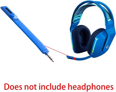 HUYUN Mic Replacement Crystal Sound Noise Isolation Microphone Compatible for Logitech G733 Lightspeed RGB Gaming Headset (Black) in Saudi Arabia