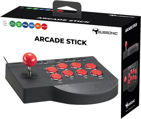 SUBSONIC - Arcade stick compatible with PS4, Xbox Serie X/S, Xbox One, PC, PS3 in Kuwait
