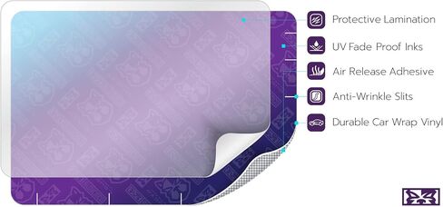 Black Cat Gold Helmet Skin Wrap Decal for Oculus Quest 2 Vinyl and Easy to Apply - Detailed Video Instructions Included, Purple in Saudi Arabia