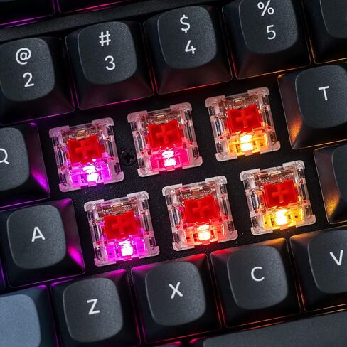 Keychron V5 Wired Custom Mechanical Keyboard Knob Version, 96% Layout QMK/VIA Programmable with Hot-swappable Keychron K Pro Brown Switch Compatible with Mac Windows Linux Black (Non-Transparent) in Saudi Arabia