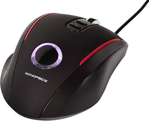 ماوس مونوبرايس 5-Button Optical Laser Gaming Mouse (109258) in Saudi Arabia