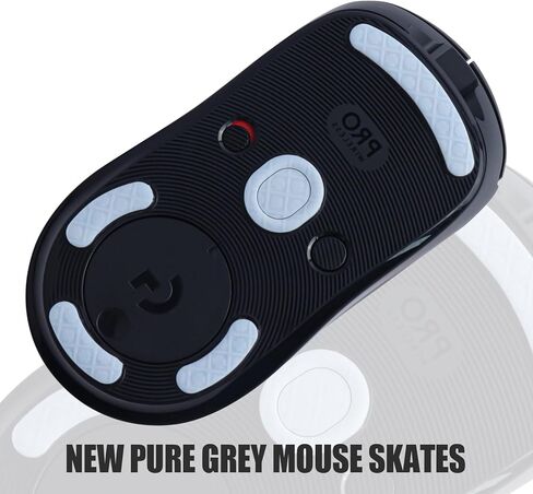 ملصقات أقدام الماوس قطعتان من أقدام الماوس فائقة السرعة تنزلق من أجل ماوس الألعاب اللاسلكي Logitech G PRO PTFE ثلاثي الأبعاد بنمط داكن رمادي بديل طقم أقدام الماوس in Kuwait