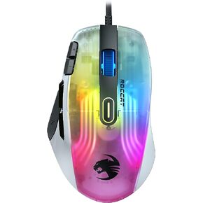 ROCCAT Kone XP Air – Wireless Customizable Ergonomic RGB Gaming Mouse, 19K DPI Optical Sensor, 100-hour Battery & Charging Dock, 29 Programmable Inputs & AIMO RGB Lighting, 4D Wheel – Black