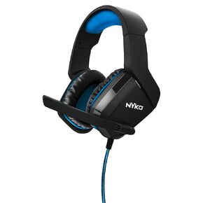 Nyko Ns-4500 Wired Headset for Nintendo Switch - Lightweight Headphones w/Adjustable Microphone - Compatible w/ PS4, PS5, Xbox One, Xbox X/S & Switch - Nintendo Switch Accessories (Black/Red)