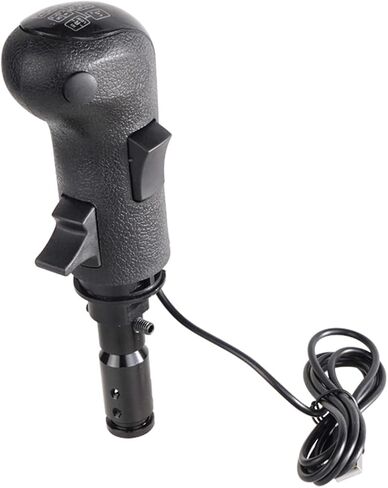 Shkalacar USB Gearshift Knob Truck Simulator Shifter, Gearshift Shifter Knob Replacement for Logitech G29 G27 G25 G920,Gearshift Knob for ATS & ETS2 Games AI PC in Saudi Arabia